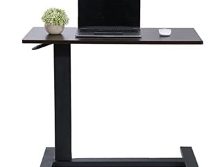 lyrlody Mesa de noche ajustable con altura para ordenador portátil, mesa de noche, mesa ergonómica para juegos, mesa auxiliar para el hogar, cama, sofá, hospital, enfermería, lectura, comer