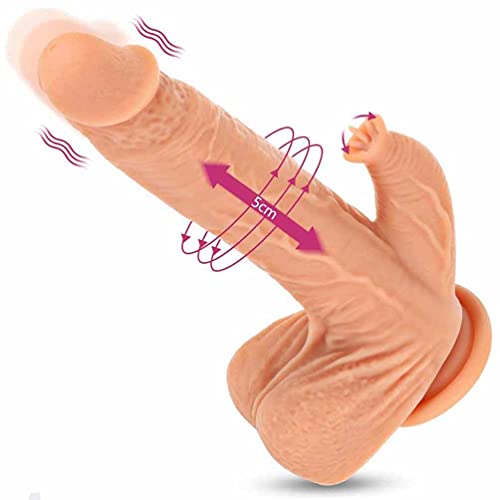M-asajeador la Relajación, Rēalistas Cònsòladòrēs şěxualěś Mừjěr pěně Vibradòr śḯlểncīøsó Impěrměầblě cón Věntøsã Tělểscópicầ 7 mødós dě Vḯbrầcḯón USB Rěcãrgầblể，100% Impermeable (E)