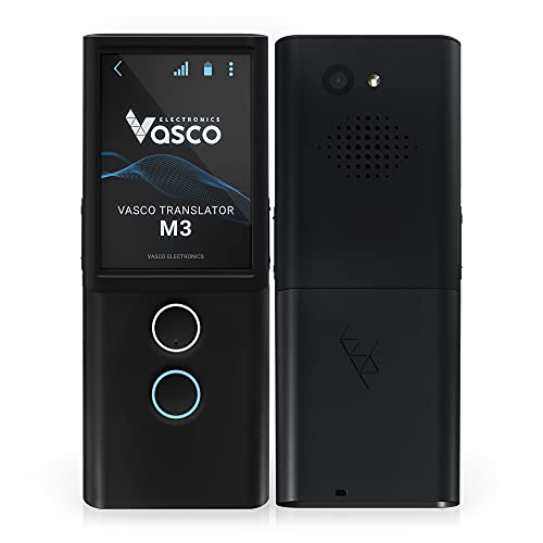 M3 Traductor Electronico de Voz | 70+ Idiomas | Tarjeta SIM Incluida con Internet Gratis de por Vida | Traductor Instantáneo con Camara | Función MultiTalk | Rápido: Menos de 0,5 Segundos