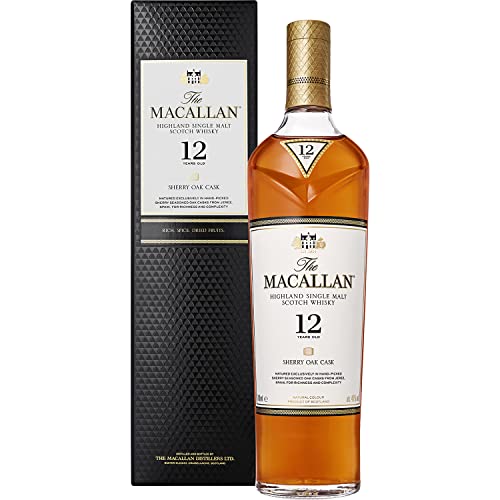 Macallan Sherry Oak 12 Años Single Malt Whisky Escoces, 40% - 700 ml