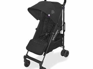 Maclaren Quest Arc silla de paseo tipo paraguas compacto y ligero, Para niños de recién nacidos hasta 25 kg, capota extensible con factor UPF 50+, asiento reclinable, Incluye protector para la lluvia