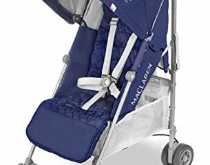 Maclaren Quest silla de paseo tipo paraguas compacto y ligero, Para niños de recién nacidos hasta 25 kg, capota extensible con factor UPF 50+, asiento reclinable, Incluye protector para la lluvia