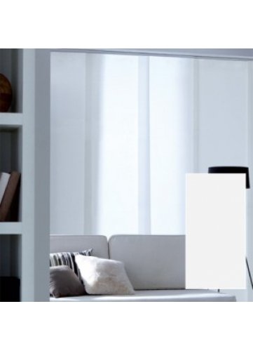 MADECO Panel japonés Tamiante, Láminas lisas, Color Gris Pimienta, 45 x 260 cm