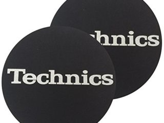 Magma de Factory Technics Texto Plata Slipmat, 2 unidades)