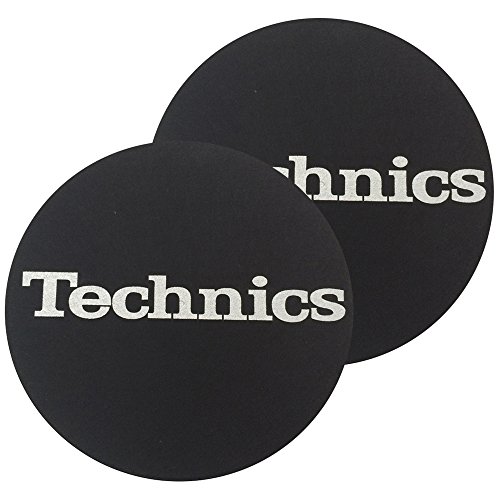 Magma de Factory Technics Texto Plata Slipmat, 2 unidades)