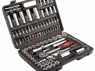 MALETIN HERRAMIENTAS 108 PIEZAS AUTOCLE 1/4" Y 1/2" CHROME VANADIUM