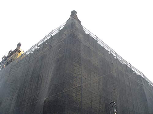 Malla mosquitera andamio 8 X 30 para arreglo de fachadas color negro muy resistente