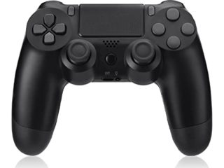 Mando para PS-4, Mando Inalámbrico para PS-4 Controller Doble shock 4 con Doble Vibración, Audio,Panel Táctil de Alta Precisión,Sensor Giroscópico de 6 Ejes, Bluetooth 360 ° Joystick