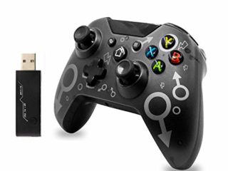 Mando Xbox One inalámbrico compatible con PC Windows 7/8/10 , PS3 Joystick para juegos , Gamepad con diseño ergonómico mejorado