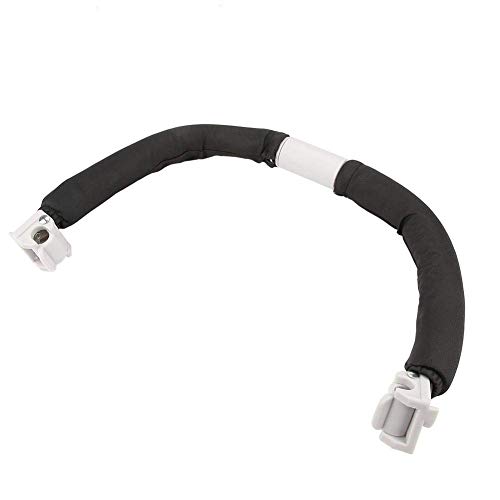 Mango de cochecito de bebé genérico ajustable Manillar Trolley Barra de agarre de parachoques Barra de reposabrazos segura Barra de parachoques Accesorios de cochecito Herramientas manuales(Negro)