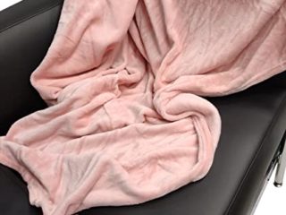 Manta para Sofá de Franela | Mantas para Cama Suave, Manta Pelo Microfibra Transpirable, Manta Polar Multiusos (Rosa, 180_x_220_cm)