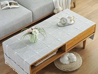 Manteles Manteles Para Muebles De Patio Manteles De Mesa Para Fiestas Manteles Para Fiestas Moderna Mesa De Centro Simple Mantel De Algodón Arte Rectangular Sala De Estar Hogar Anti Esc70*160cm
