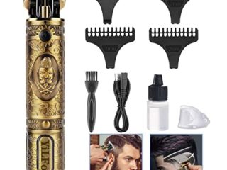Maquina Cortar Pelo Profesional Hombre Cortapelos USB Recargable Barbero Inalámbrico,Recortadora de Barba Kit Silencioso Trimmer Electrica Hair Clippers,3 Peines Limitados,Para Familias,Peluqueros