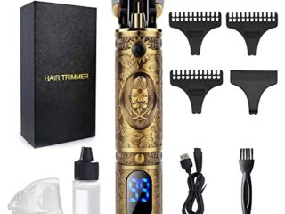 Maquina Cortar Pelo,Maquina de Afeitar Hombre,Cortapelos Electrica Hombre Profesional Pantalla LED y Carga USB,PrecisaT-Cuchilla,Maquina de Cortar Pelo en Seco y Mojado,Degradado Cortes Pelo y Barba