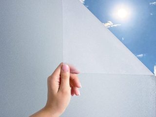 MARAPON® Vinilo Opaco para Ventanas Autoadhesivo Estático [90x200 cm] Incluye Libro Electrónico con Consejos Profesionales – Vinilos para Ventanas con Anti-UV – Vinilo Ventana Opaco