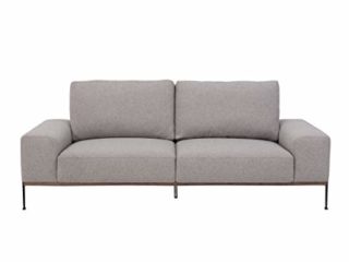 Marca Amazon - Movian 2 plazas - Sofá de tela, estilo moderno, beige