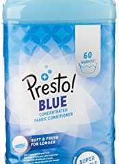 Marca Amazon - Presto! Suavizante concentrado azul, 360 lavados (6 Packs, 60 cada uno)