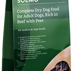 Marca Amazon - Solimo - Alimento seco completo para perro adulto rico en vacuno con guisantes, 1 Pack de 20 kg