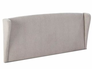 marckonfort Cabecero tapizado Munich orejero 140x60 cm Color Gris, para Cama de 135 cm, Acolchado con Espuma, herrajes para Colgar incluidos