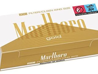 Marlboro Gold - Set de 1000 tubos con filtro para cigarrillos