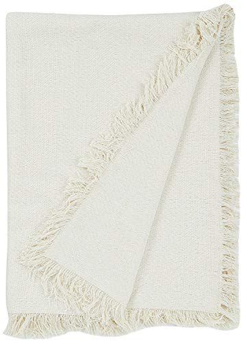 Martina Home Espiga Foulard Multiusos, 80% Algodón, 20% Poliéster, Crudo, 130 x 180 cm