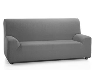 Martina Home Tunez Funda Elástica para Sofá, Tela, Gris, 3 Plazas (170 a 220 cm)