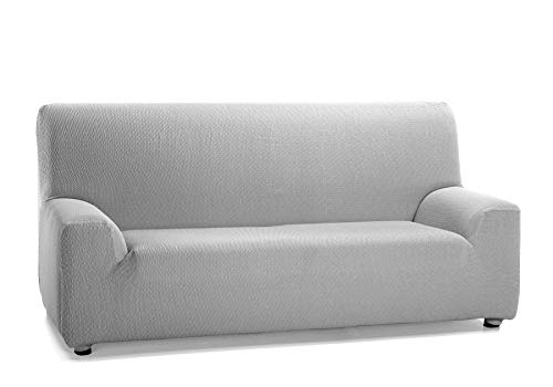 Martina Home Tunez Funda Elástica para Sofá, Tela, Gris (Alma), 3 Plazas (170 a 220 cm)