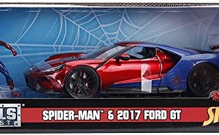 Marvel Spiderman 2017 Ford GT 1:24 Escala DE Coche Fundido A Die