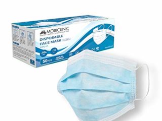 Mascarillas Quirúrgicas IIR, 150 uds, Mobiclinic, Marca Española, Mascarillas médicas homologadas, 3 capas, Alta eficiencia filtración bacteriana 99,8%, norma EN 14683:2019, Marcado CE