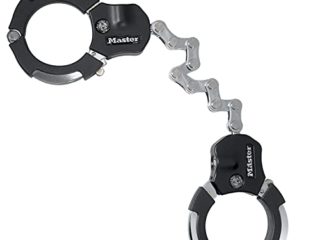 MASTER LOCK Antirrobo Bloqueo [Acero Reforzado Laminado] [55cm] 8290EURDPRO - Candado de Bicicleta, Patinete Electrico, Carros Bebe