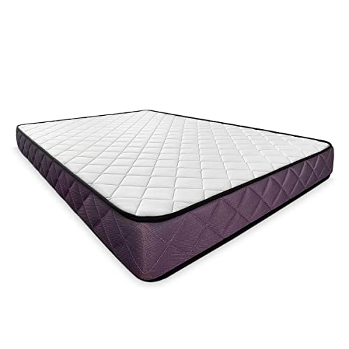 mattfy - Colchón Viscoelástico Nyon Reversible 150 x 180 cm, Firme y Confortable, Antiácaros, Antibacterias e Hipoalergénico, Grosor 20cm