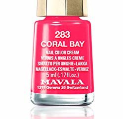 Mavala Mini Colors Pintauñas | Esmalte de Uñas | Laca de Uñas | 47 Colores Diferentes, Color Coral Bay 283 (Coral), 5 ml