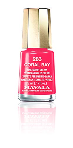 Mavala Mini Colors Pintauñas | Esmalte de Uñas | Laca de Uñas | 47 Colores Diferentes, Color Coral Bay 283 (Coral), 5 ml
