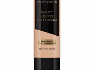 Max Factor Lasting Performance Base De Maquillaje Líquida Tono 109 Natural Bronze - 35 ml