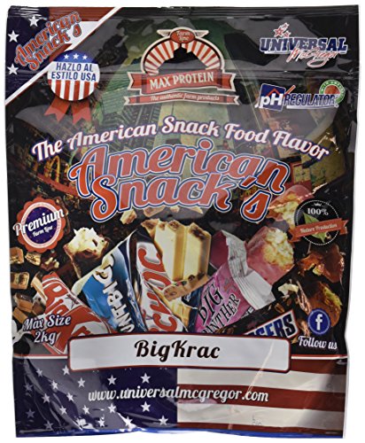 Max Protein American Snacks Harina De Avena - 2000 Gr, Big Krac, One size, Vanilla
