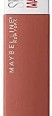 Maybelline New York SuperStay Matte Ink, Pintalabios Mate de Larga Duración, Tono 70 - Amazonian, Marrón Claro Nude