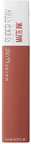 Maybelline New York SuperStay Matte Ink, Pintalabios Mate de Larga Duración, Tono 70 - Amazonian, Marrón Claro Nude