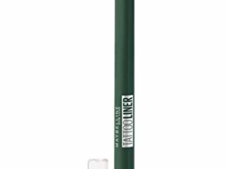 Maybelline New York, Tattoo Liner, Lápiz de Ojos Semi-permanente, Waterproof, No transferible, Tono: 932 Intense Green, Verde, 1.3 gr