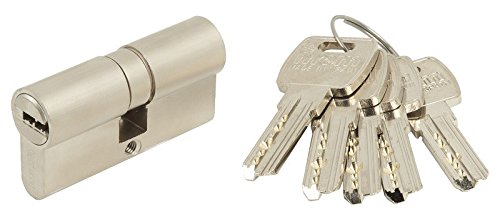 Mcm AS6N:35-35 - Cilindro seguridad 35-35/70mm niquel mate