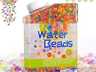 McNory Perlas de Gel de Agua, 60.000 Perlas de Agua de Colores, Bola de Cristal de Bolas de Agua, Perlas de Agua Completas, Perlas de gelatina de Agua para Ver, Plantas y decoración de Boda