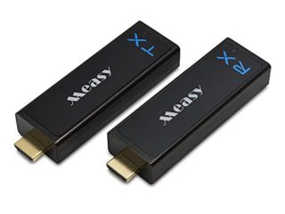 measy extensor hdmi inalámbrico measy transmisor y receptor hdmi inalámbrico full hd 1080p transmisión de audio y video desde PC, DVD, reproductores, etc. a TV y proyectores (W2H NANO)