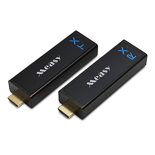 measy extensor hdmi inalámbrico measy transmisor y receptor hdmi inalámbrico full hd 1080p transmisión de audio y video desde PC, DVD, reproductores, etc. a TV y proyectores (W2H NANO)