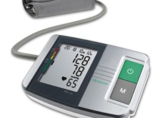 medisana MTS Tensiómetro de brazo, medición precisa de la presión arterial y el pulso con función de memoria, escala de semáforo, función para indicar un latido irregular