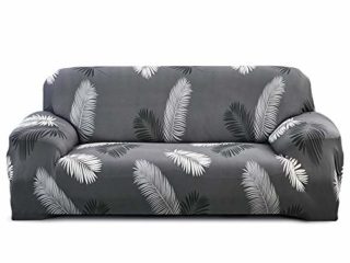 Meicynhoger Funda para Sofá 3 Plazas,Fundas Universales Cubre Elástica para Sofá con Brazos (D,3 Plazas)