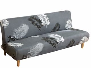 Meicynhoger Funda para Sofá Cama sin Brazos, Fundas Elástica para Sofá Plegable Clic Clac de 2 Plazas/3 Plazas (L,A)