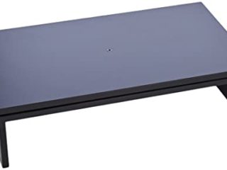 Meliconi Space LCD M - Mesa para TV con plato giratorio, color negro