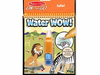 Melissa & Doug | Water Wow | Bloc de actividades de colorear con agua sin ensuciar | Safari | Juego creativo | Regalo perfecto para niños y niñas | 3+