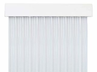 MERCURY TEXTIL Cortina para Puerta Tiras PVC 210x90cm，Cortina para Puerta Exterior (Transparente P5)