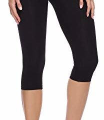 Merry Style Leggins 3/4 Mallas Deportivas Mujer MS10-199 (Negro, XL)