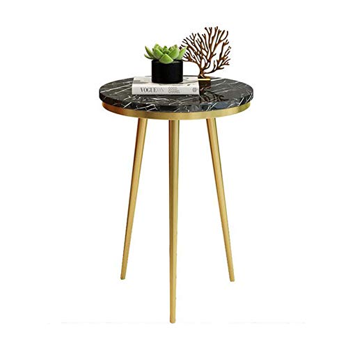 Mesas Auxiliares, Mesa Lateral sofá, mesa auxiliar para espacios pequeños, una pequeña mesa de café, mesita de noche, para el café Snack-portátil, para sala de estar y dormitorio balcón Oficina,B_40cm